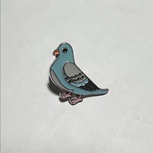 Enamel Pigeon Pin